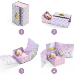 Tinyly Violet Tinyroom with Figurines