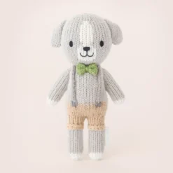 Tiny 6" Noah the Dog Hand-Knit Doll
