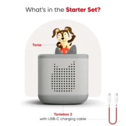 Tonies Playtime Puppy Toniebox 2 Starter Set - Moon Gray
