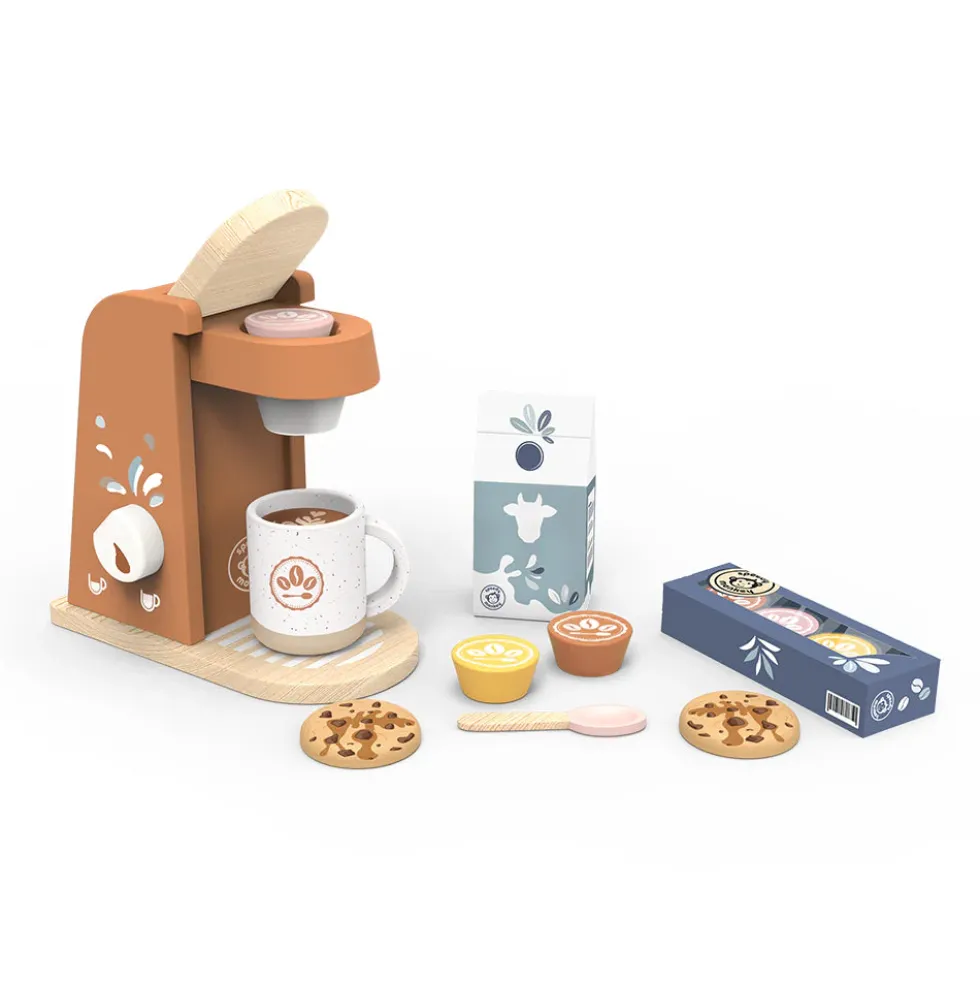 Toy Wood Coffee Machine