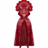 Triceratops Red Hooded Cape - Size 4-5 Years