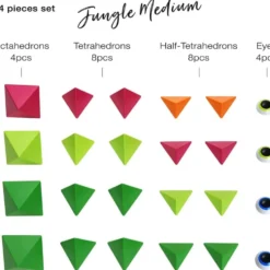 Trido Jungle Medium Magnet Building Set - 24 Pieces