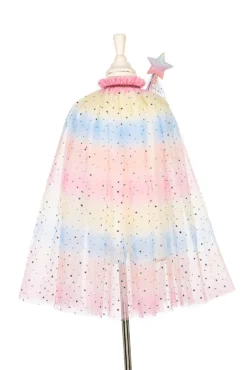 Unicorn Costume Cape Set with Headband & Wand - 3-4 Years