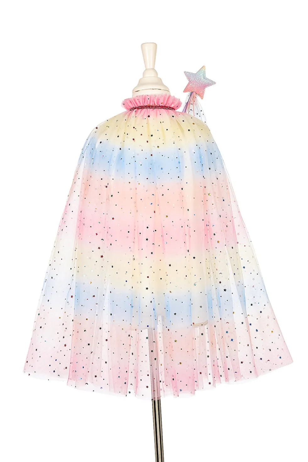 Unicorn Costume Cape Set with Headband & Wand - 3-4 Years