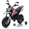 12V Aprilia Motorcycle 1 Seater Ride On for Kids - White
