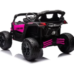 24V Can Am Maverick 1-Seater UTV Ride On - Pink