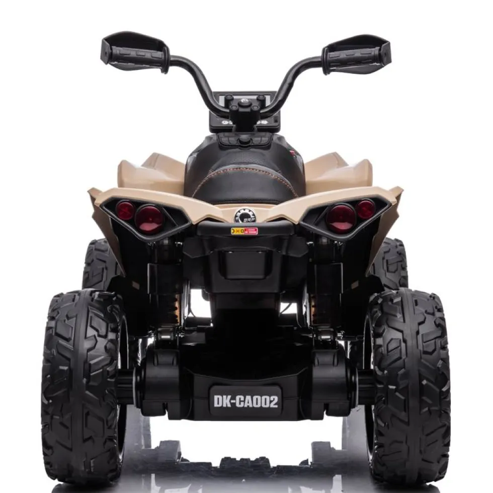 24V Can Am Renegade 1-Seater ATV Ride On - Khaki