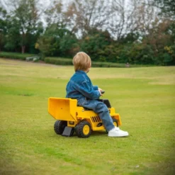 6V CAT Dump Truck 1-Seater Ride On Toy