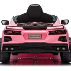 12V Corvette C8 1-Seater Ride On Car - Pink