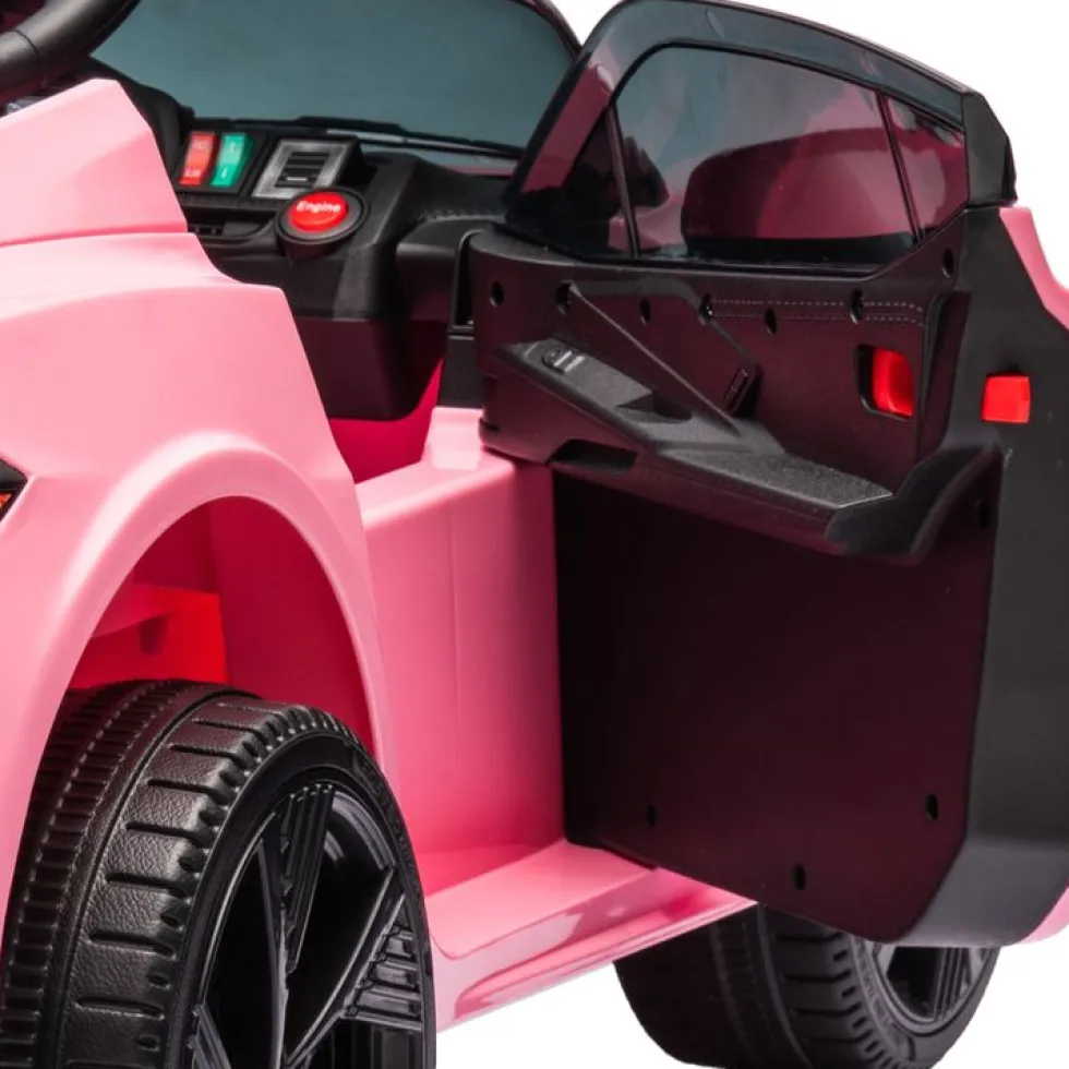 12V Corvette C8 1-Seater Ride On Car - Pink