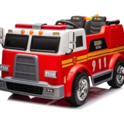 24V Freddo Fire Truck 2-Seater Ride on - Red