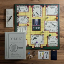 Vintage Bookshelf Games 3-Pack: Monopoly, Scrabble, Clue