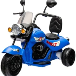 12V Kids Cruiser 1-Seater Motorcycle - Blue