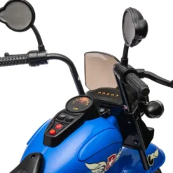 12V Kids Cruiser 1-Seater Motorcycle - Blue