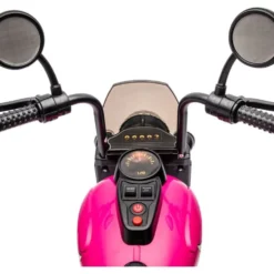 12V Kids Cruiser 1-Seater Motorcycle - Pink