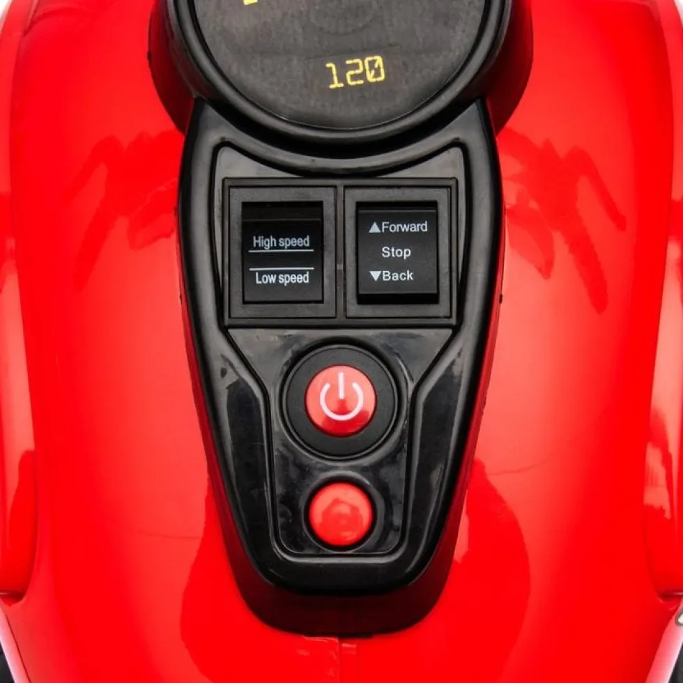 12V Kids Cruiser 1-Seater Motorcycle - Red