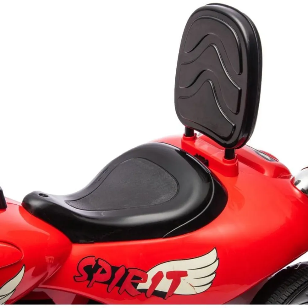 12V Kids Cruiser 1-Seater Motorcycle - Red