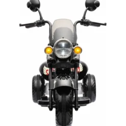 12V Kids Cruiser 1-Seater Motorcycle - Black