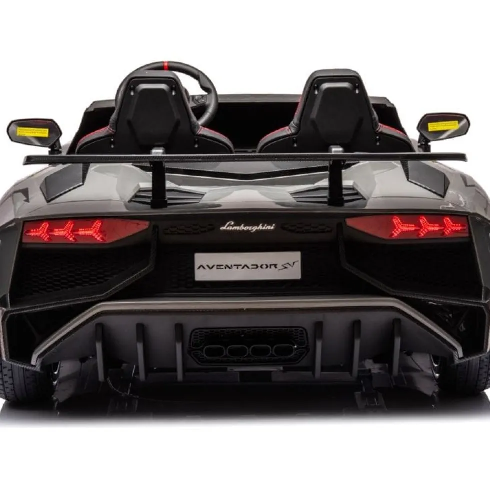 24V Lamborghini Aventador 2 Seater Ride on Car for Kids - Grey