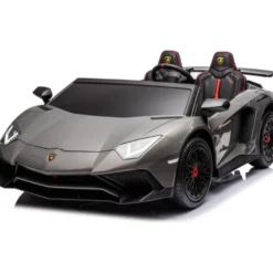24V Lamborghini Aventador 2 Seater Ride on Car for Kids - Grey