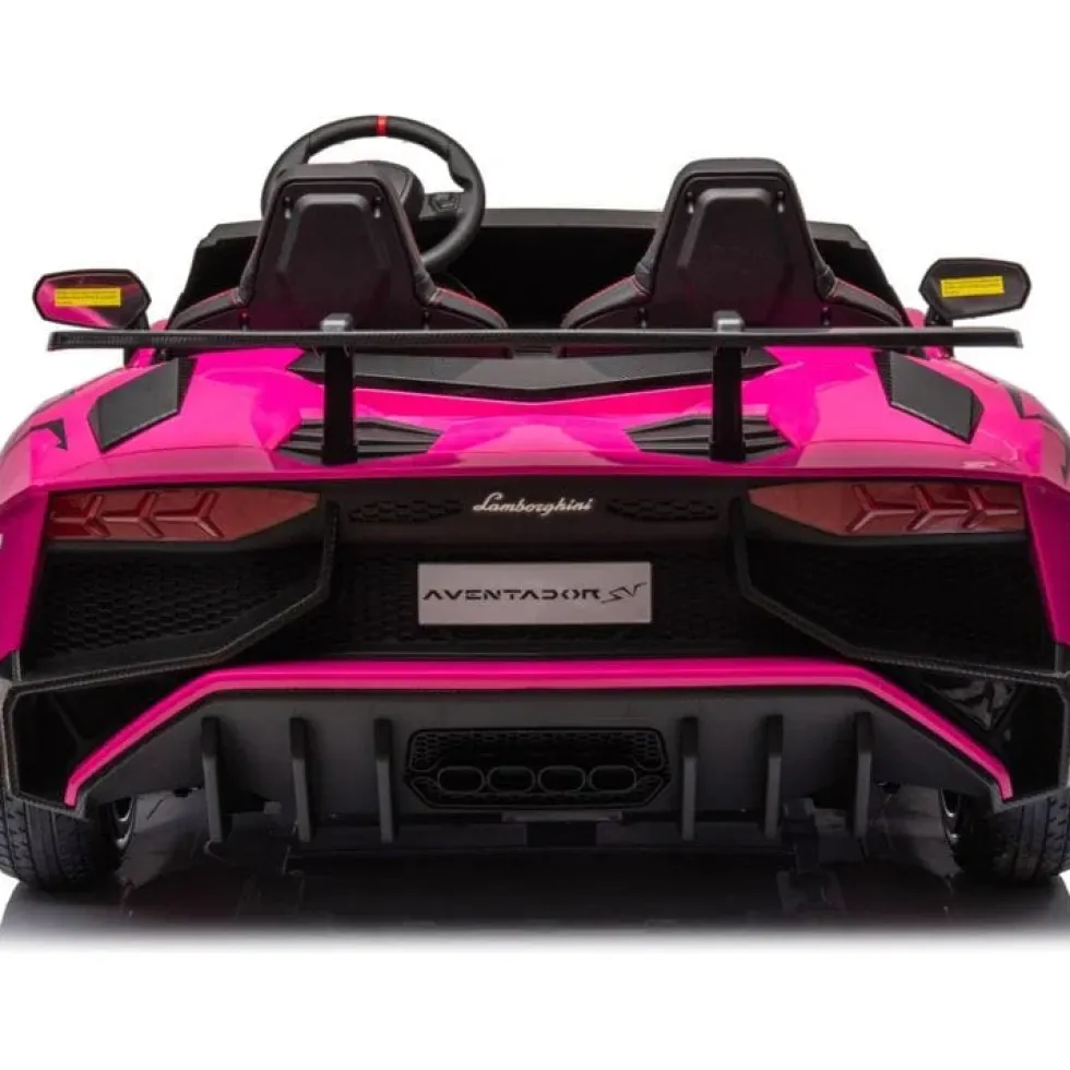 24V Lamborghini Aventador 2 Seater Ride on Car for Kids - Pink