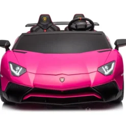 24V Lamborghini Aventador 2 Seater Ride on Car for Kids - Pink