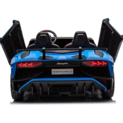 24V Lamborghini Aventador 2 Seater Ride on Car - Blue
