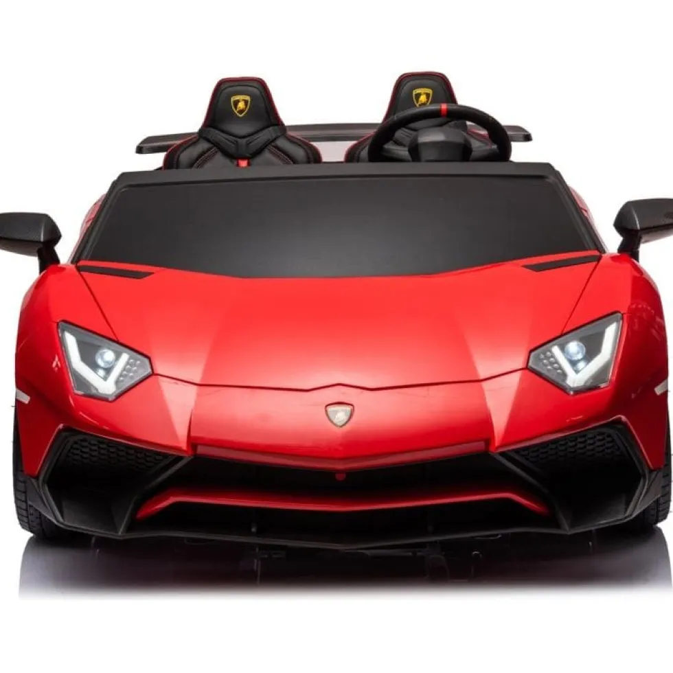 24V Lamborghini Aventador 2 Seater Ride on Car for Kids - Red