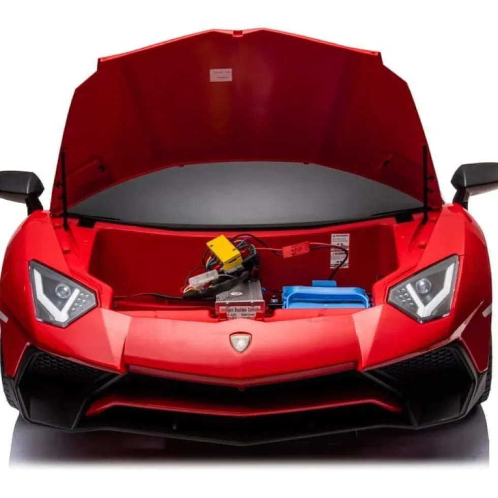 24V Lamborghini Aventador 2 Seater Ride on Car for Kids - Red