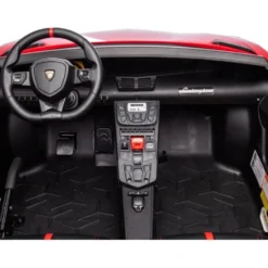 24V Lamborghini Aventador 2 Seater Ride on Car for Kids - Red