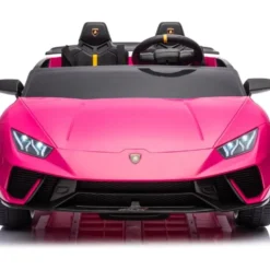 24V Lamborghini Huracan 2-Seater Electric Ride On - Pink