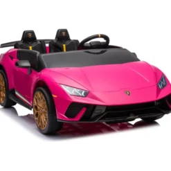 24V Lamborghini Huracan 2-Seater Electric Ride On - Pink