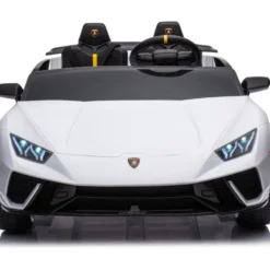 24V Lamborghini Huracan 2-Seater Electric Ride On - White