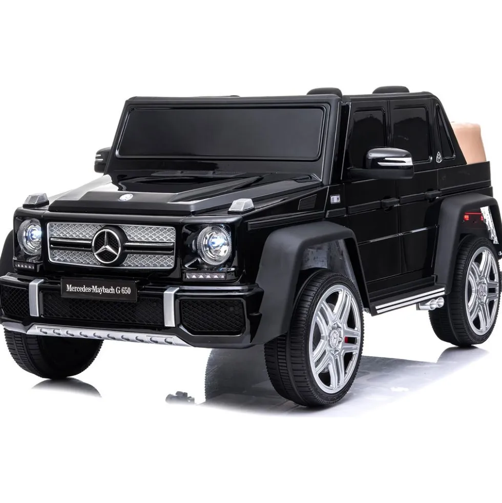 12V Mercedes Maybach G650 Landaulet 1-Seater Ride-On Car - Black