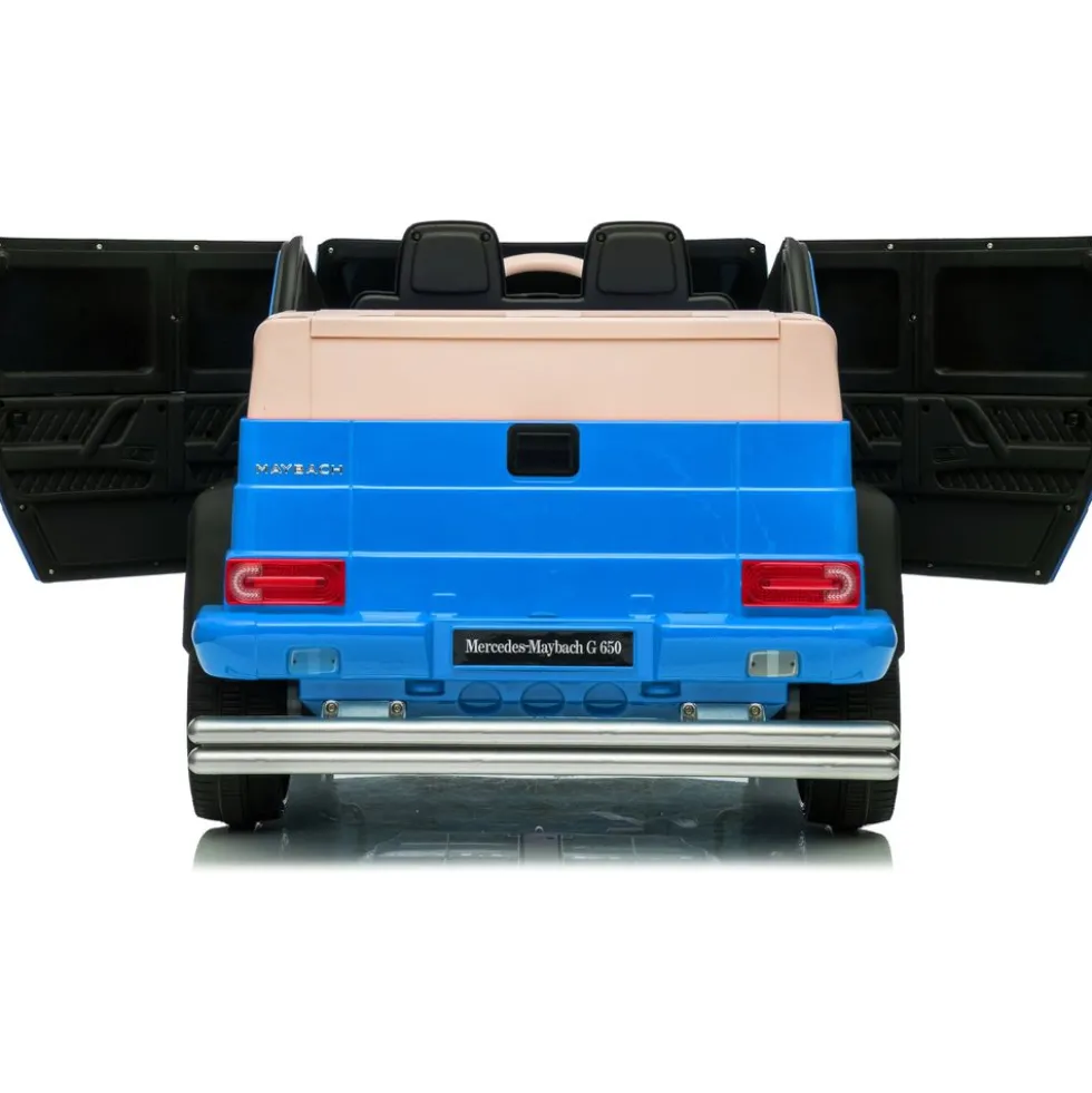 12V Mercedes Maybach G650 Landaulet 1-Seater Ride-On Car - Blue