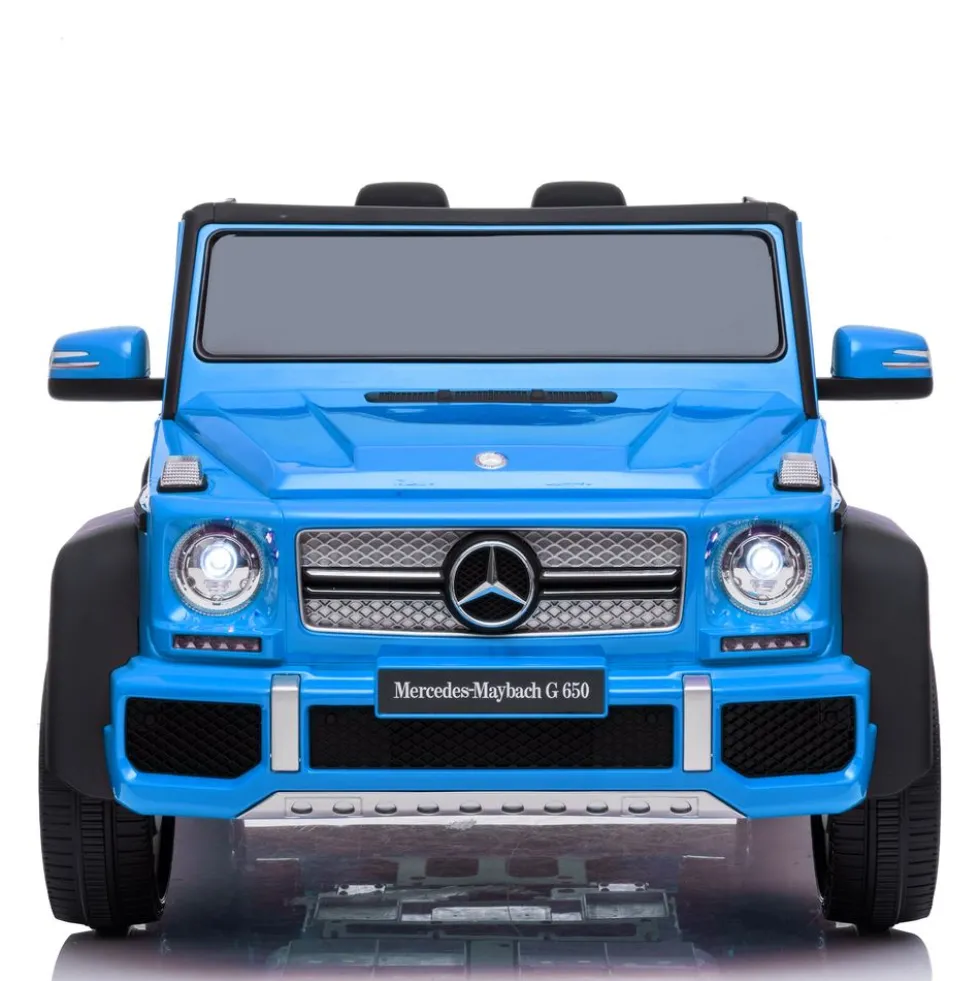 12V Mercedes Maybach G650 Landaulet 1-Seater Ride-On Car - Blue
