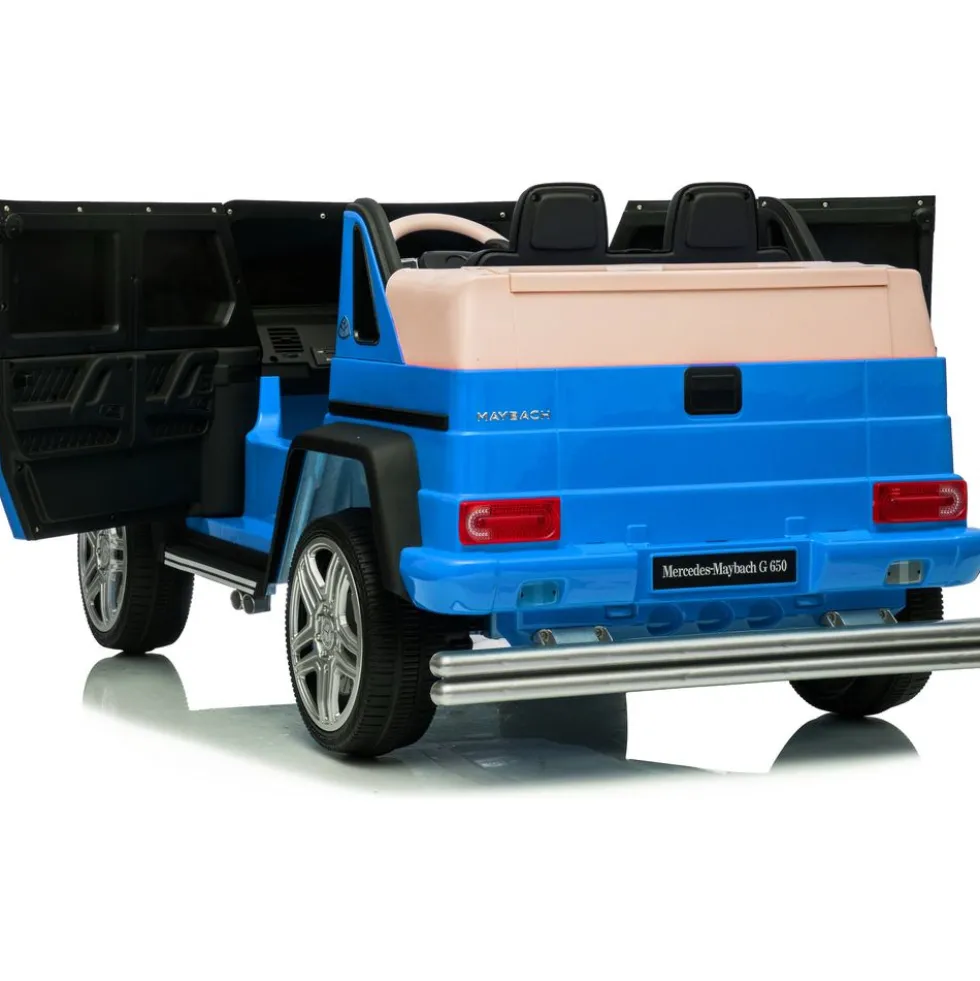 12V Mercedes Maybach G650 Landaulet 1-Seater Ride-On Car - Blue