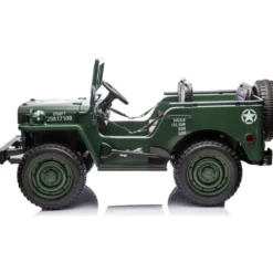 24V Military Jeep 3-Seater Electric Ride On