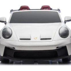 24V Porsche 911 GT3 2-Seater Kids Ride-On Car with Remote Control - White