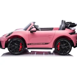 24V Porsche 911 GT3 2-Seater Kids Ride-On Car with Remote Control - Pink