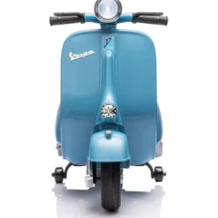 12V Vespa Electric Ride-On Scooter - Blue