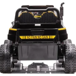24V 4x4 Freddo Toys Tractor Trailer 2 Seater Ride on - Black