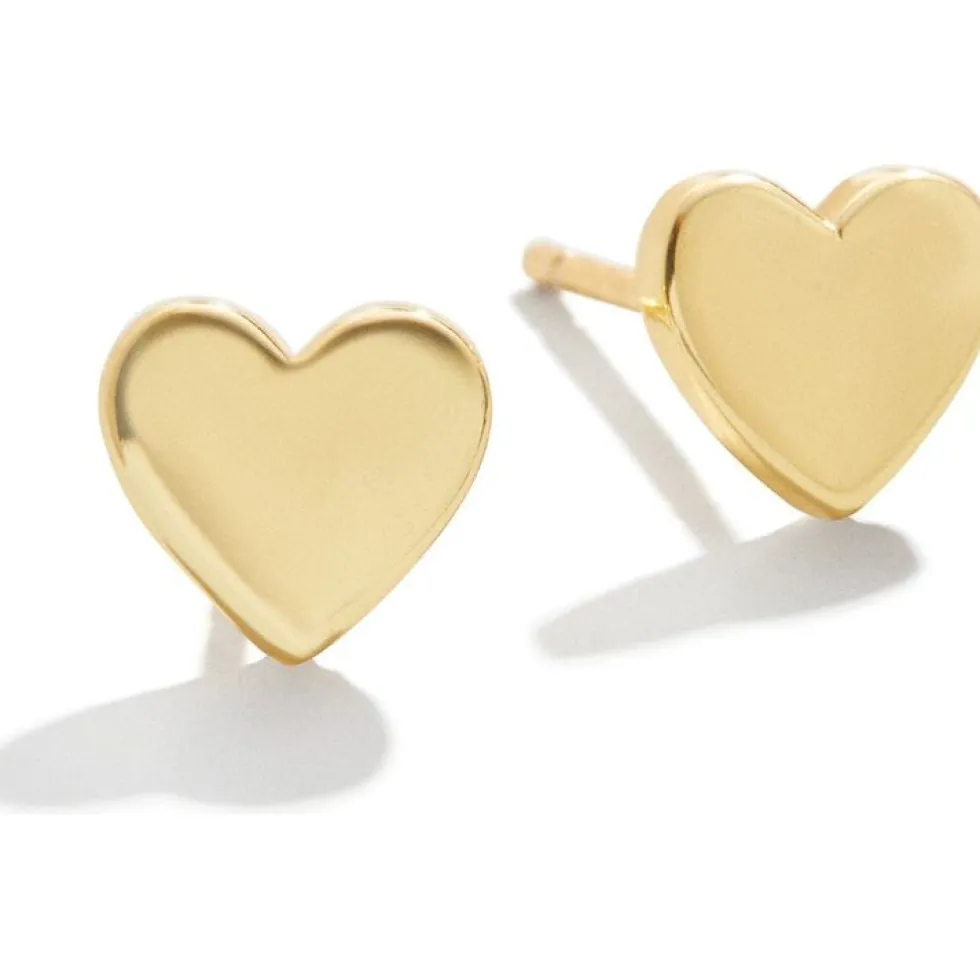 Whole Lotta Heart 18K Gold Kids' Earrings - Gold