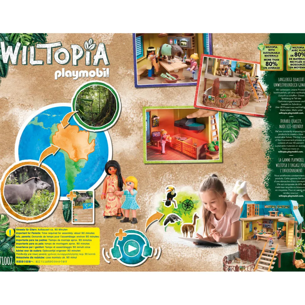 Wiltopia Animal Care Station Playset