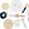 Wooden Cutlery Pretend Play Dining Set