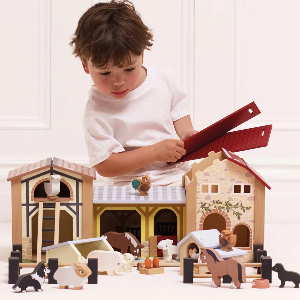Wooden Farmyard Stables