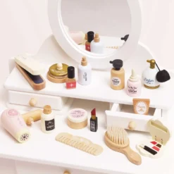 Wooden Hair Straighteners & Accessory Pretend Play Set