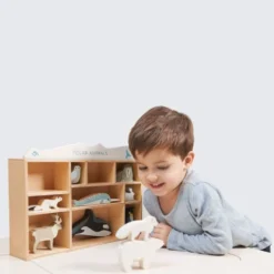Wooden Polar Animals Set