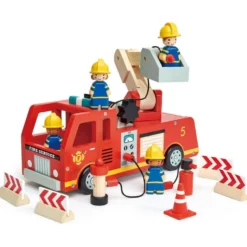 Wooden Toy Fire Engine Truck