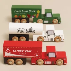 Wooden Trailer Truck Set